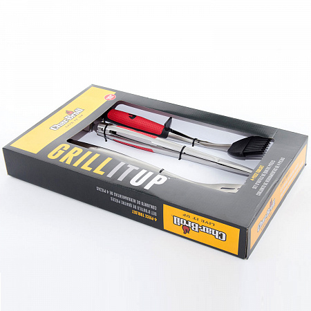 Набор инструментов Char-Broil 4 шт (лопатка+щипцы+кисть+вилка)